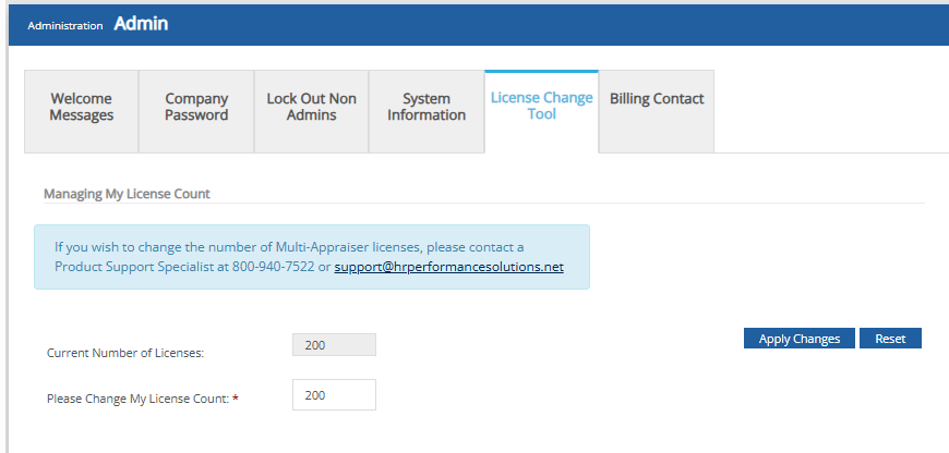 How to Change your License Count in Performance+?