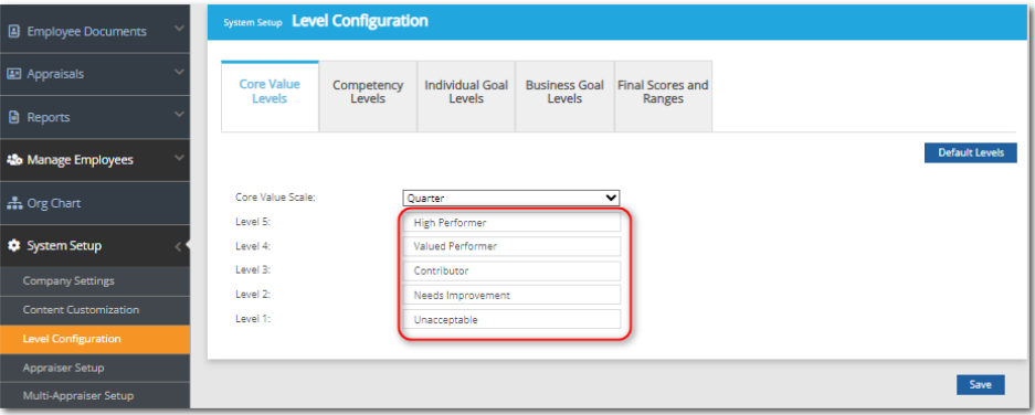 How to Customize Performance Level Descriptions and Final Score Ranges ...