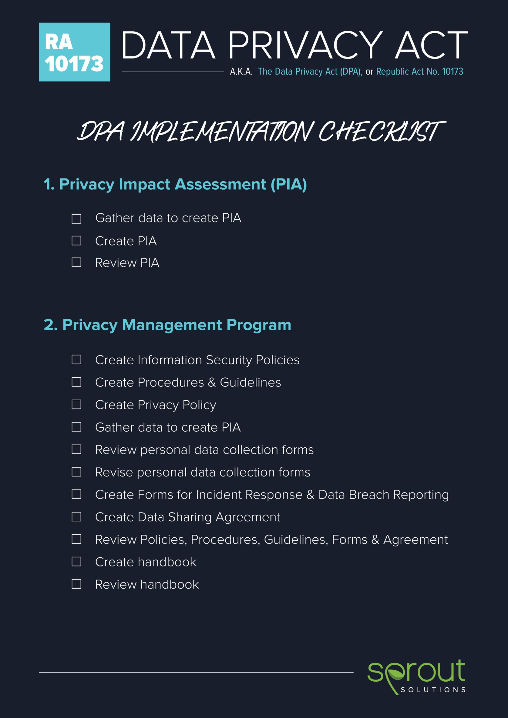 DPA Checklist