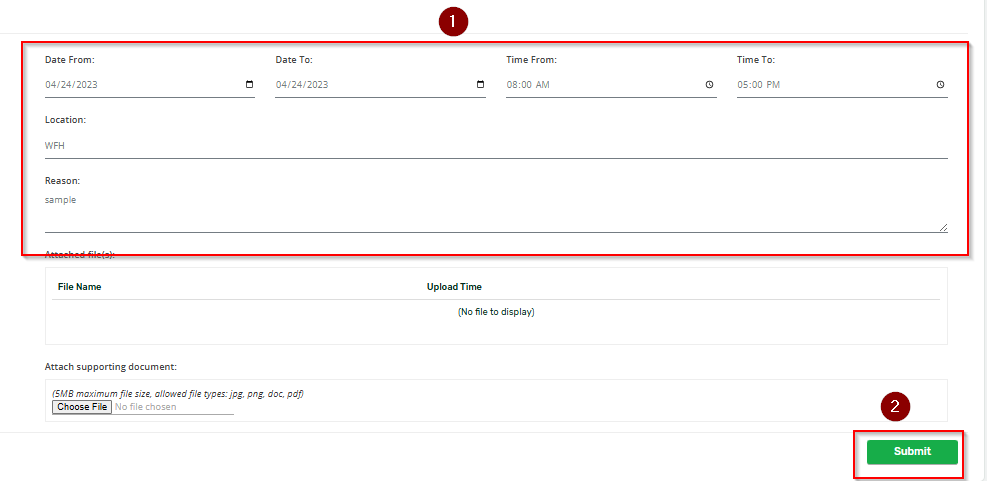 How to Edit an Approved Official Business (OB) Application