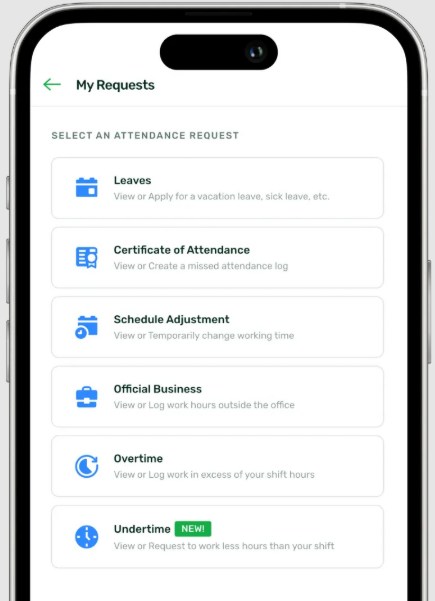 Sprout HR Mobile: My Requests Overview